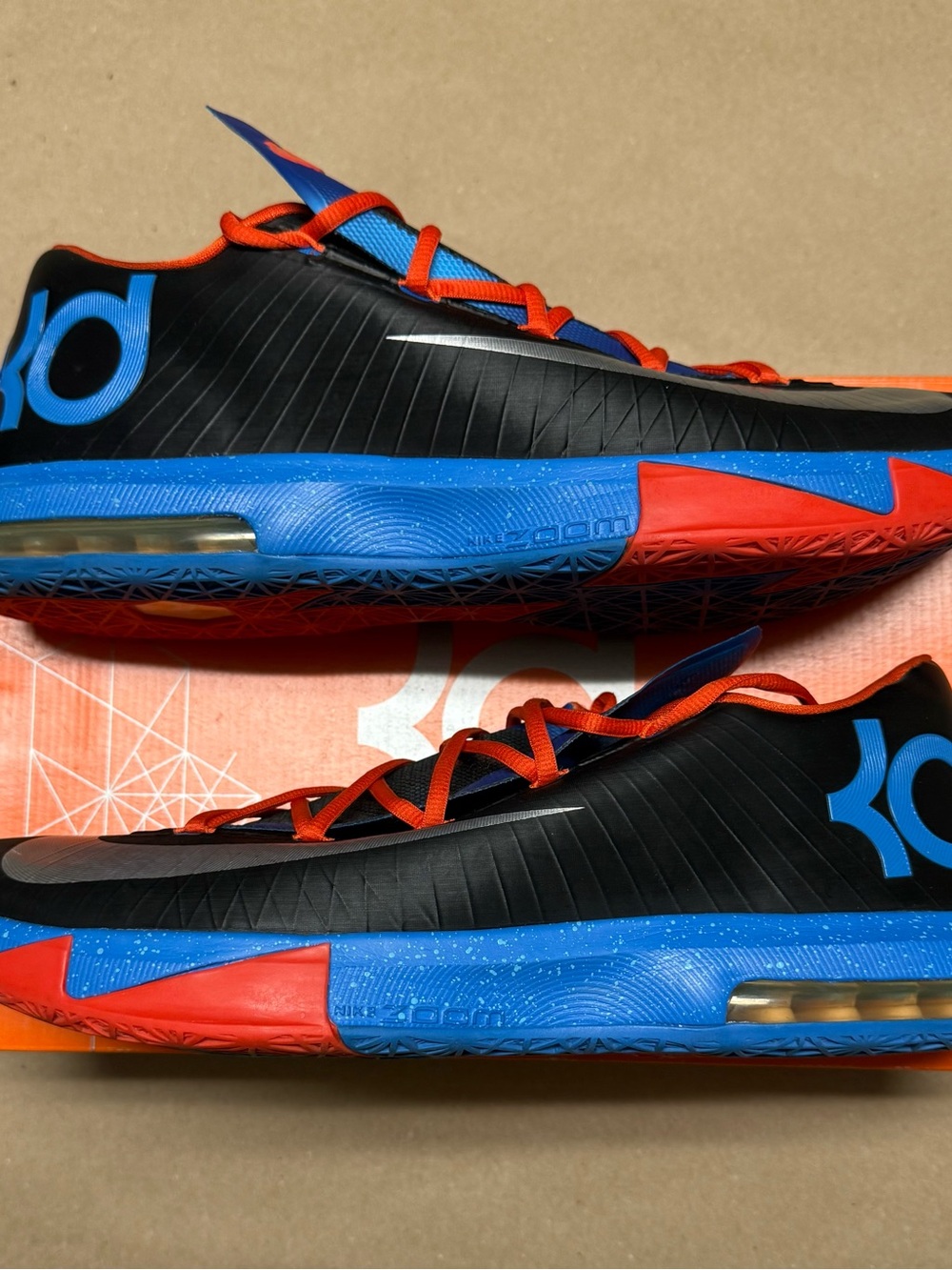 Nike KD 6 Away Kevin Durant Men’s size 15 Basketball shoes Rare!